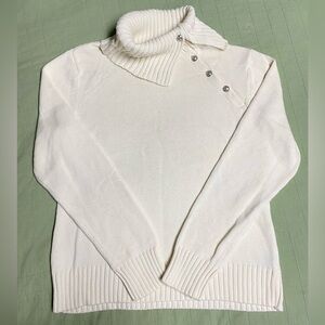 Ralph Lauren Cream Cable Knit Sweater
